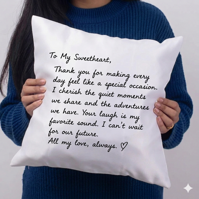 Custom Message Cushions