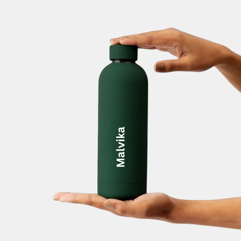 Green Custom Matt Bottle