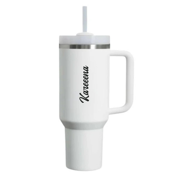 White Tall Tumbler