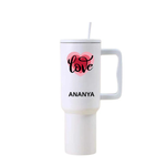 Quench Tall Tumbler White, Arimo Font - Test