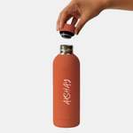 Custom Orange Insulated Water Bottles Stainless Steel Bottle for Travel Office Gym Home - BPA Free, Leakproof