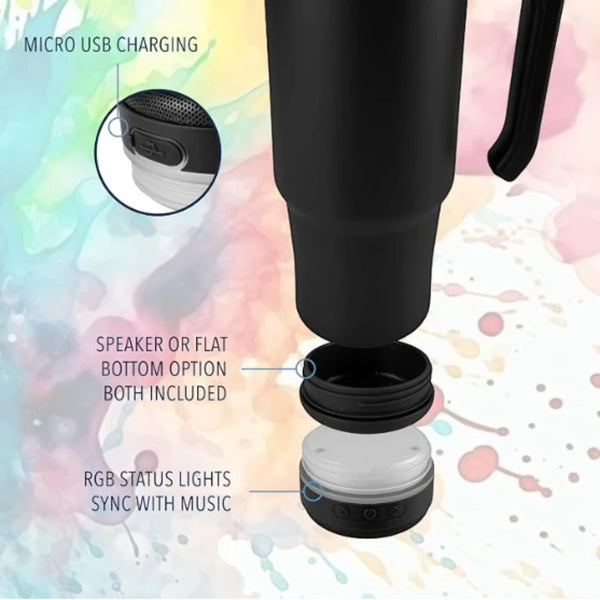 Personalized Tumbler with Wireless Speaker
