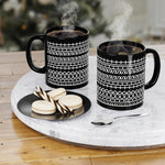 Black Hidden Message Coffee Mug - See Message When You Pour Hot Beverage