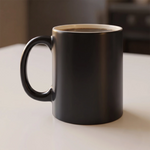 Black Hidden Message Coffee Mug - See Message When You Pour Hot Beverage