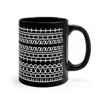 Black Hidden Message Coffee Mug - See Message When You Pour Hot Beverage