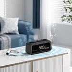 StationMaster Digital Clock, Wireless Speaker, Pen Stand & Mobile Holder