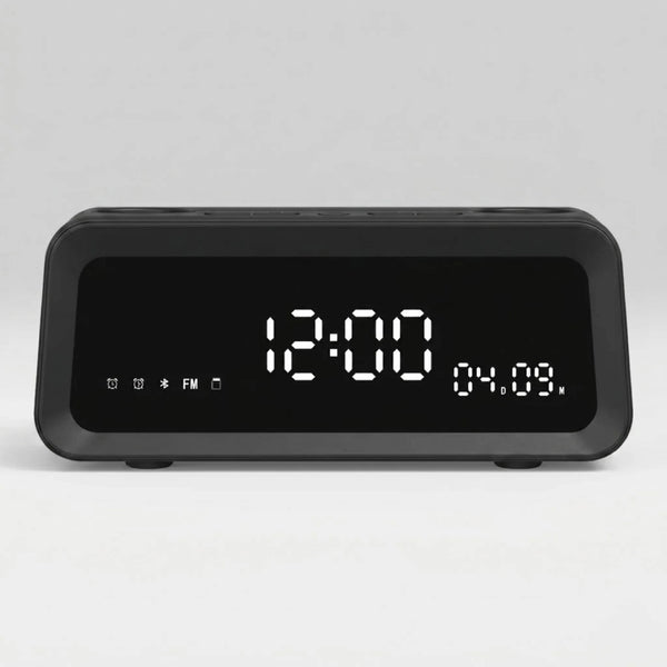 StationMaster Digital Clock, Wireless Speaker, Pen Stand & Mobile Holder