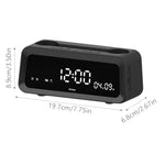 StationMaster Digital Clock, Wireless Speaker, Pen Stand & Mobile Holder