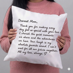 Custom Cushion For Mom & Dad