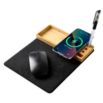 Its Wow Ecofriendly 5-in-1 Wireless Charger with Foldable Mouse Pad