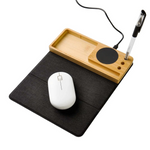Its Wow Ecofriendly 5-in-1 Wireless Charger with Foldable Mouse Pad