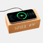 Moku Digital Clock With Wireless Charging