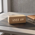 Moku Digital Clock With Wireless Charging