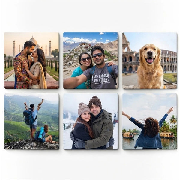 Personalized Photo Magnet Set of 6 - Add Your Image