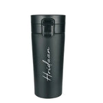 Personalized Travel Coffee Flask Sipper With Name Engraved - 380ML - Test