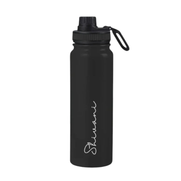 Personalized Bottle 800ml / 1000 ml Double Insulated Water Bottle with Name - Keeps Water Hot/Cold for Hours