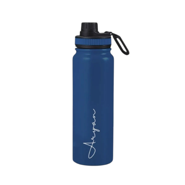 Personalized Sipper Bottle 800ml / 1000 ml Double Insulated Water Bottle with Name - Keeps Water Hot/Cold for Hours (Copy)
