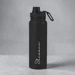Personalized Sipper Bottle 800ml / 1000 ml Double Insulated Water Bottle with Name - Keeps Water Hot/Cold for Hours (Copy)