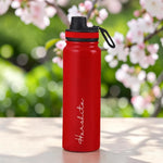 Personalized Sipper Bottle 800ml / 1000 ml Double Insulated Water Bottle with Name - Keeps Water Hot/Cold for Hours (Copy)