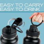 Personalized Sipper Bottle 800ml / 1000 ml Double Insulated Water Bottle with Name - Keeps Water Hot/Cold for Hours (Copy)