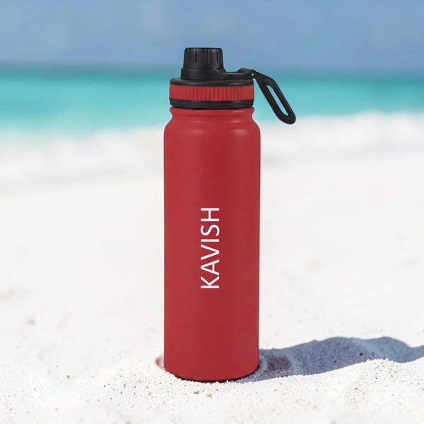 Personalized Water Bottles with Name 800ml Double Insulated Bottles - Keeps Water Hot/Cold for Hours