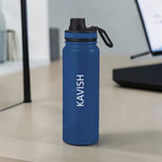 Personalized Water Bottles with Name 800ml Double Insulated Bottles - Keeps Water Hot/Cold for Hours