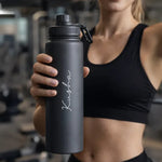 Personalized Water Bottles with Name 800ml Double Insulated Bottles - Keeps Water Hot/Cold for Hours