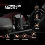 Its Wow Personalized Tumbler with Straw and Lid - Insulated Vacuum Travel Flask 1200ml