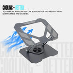 SpinDesk Metal Laptop Stand