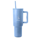 Its Wow Personalized Tumbler with Straw and Lid - Insulated Vacuum Travel Flask 1200ml