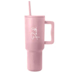Its Wow Personalized Tumbler with Straw and Lid - Insulated Vacuum Travel Flask 1200ml