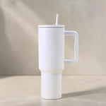Its Wow Personalized Tumbler with Straw and Lid - Insulated Vacuum Travel Flask 1200ml