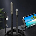 FlexCharge Ultra Type-C Fast Charging Cable with Mobile Stand
