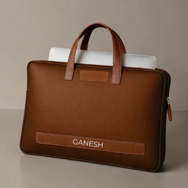 Personalized Leather Office bag