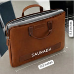 Personalized Leather Office bag