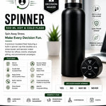 The Decider Spinner Bottle -Personalize With Your Text