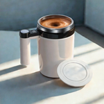 The DeskMaster Self Stirring Temperature Display Mug