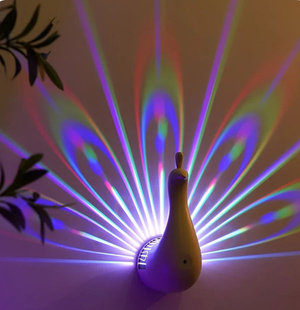 Plume Peacock Ambient Wall Light